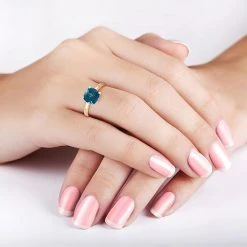 Designs By Gioelli London Blue Topaz 10k Gold Ring -Designs by Gioelli Shop unnamed file 1004