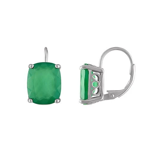 Designs By Gioelli Sterling Silver Gemstone Earrings Green Onyx 5 Designs By Gioelli Sterling Silver Gemstone Earrings Green Onyx - Image 3