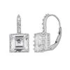Designs By Gioelli Lab-Created White Sapphire Sterling Silver Crown Drop Earrings -Designs by Gioelli Shop unnamed file 1063