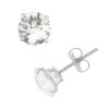 Designs By Gioelli Lab-Created White Sapphire 10k White Gold Stud Earrings -Designs by Gioelli Shop unnamed file 1074