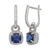 Designs By Gioelli Sterling Silver Lab-Created Blue And White Sapphire Square Halo Drop Earrings 2 Designs By Gioelli Sterling Silver Lab-Created Blue And White Sapphire Square Halo Drop Earrings -Designs by Gioelli Shop unnamed file 1083