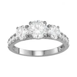 Designs By Gioelli 10k Gold 3-Stone Cubic Zirconia Engagement Ring Yellow -Designs by Gioelli Shop unnamed file 1089