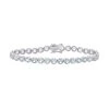 Designs By Gioelli Sterling Silver Lab-Created Aquamarine Tennis Bracelet -Designs by Gioelli Shop unnamed file 1093