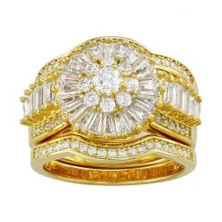 Designs By Gioelli Sterling Silver Cubic Zirconia 3-Piece Bridal Ring Set 14k Rose Gold Plated 8 Designs By Gioelli Sterling Silver Cubic Zirconia 3-Piece Bridal Ring Set 14k Rose Gold Plated -Designs by Gioelli Shop unnamed file 112