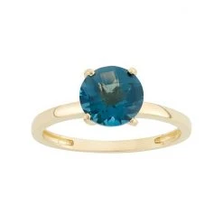Designs By Gioelli London Blue Topaz 10k Gold Ring