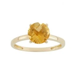 Designs By Gioelli Citrine 10k Gold Ring