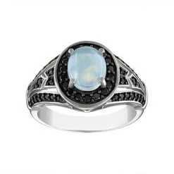 Designs By Gioelli Sterling Silver White Opal Ring