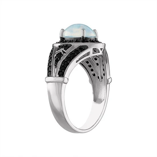 Designs By Gioelli Sterling Silver White Opal Ring 4 Designs By Gioelli Sterling Silver White Opal Ring - Image 2