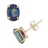 Designs By Gioelli Mystic Topaz 10k Gold Oval Stud Earrings -Designs by Gioelli Shop unnamed file 1221