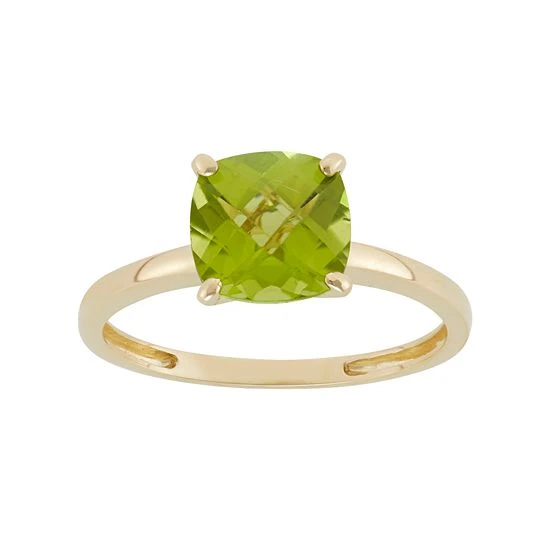 Designs By Gioelli Peridot 10k Gold Ring 3 Designs By Gioelli Peridot 10k Gold Ring