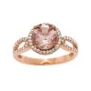 Designs By Gioelli 14k Rose Gold Over Silver Simulated Morganite And Lab-Created White Sapphire Halo Ring 1 Designs By Gioelli 14k Rose Gold Over Silver Simulated Morganite And Lab-Created White Sapphire Halo Ring -Designs by Gioelli Shop unnamed file 1262