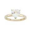 Designs By Gioelli Lab-Created White Sapphire 10k Gold Heart Ring -Designs by Gioelli Shop unnamed file 1293