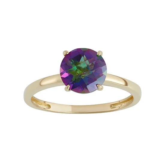 Designs By Gioelli Mystic Topaz 10k Gold Ring 3 Designs By Gioelli Mystic Topaz 10k Gold Ring