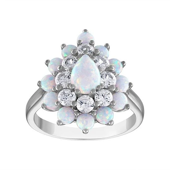 Designs By Gioelli Sterling Silver Gemstone Ring Lab Created Pink Spphr 8 Designs By Gioelli Sterling Silver Gemstone Ring Lab Created Pink Spphr - Image 6