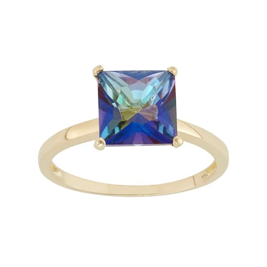 Designs By Gioelli Mystic Topaz 10k Gold Ring 3 Designs By Gioelli Mystic Topaz 10k Gold Ring