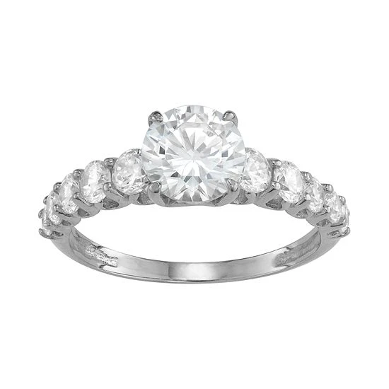 Designs By Gioelli 10k Gold Cubic Zirconia Engagement Ring White 3 Designs By Gioelli 10k Gold Cubic Zirconia Engagement Ring White
