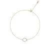 Designs By Gioelli 14k Gold Cubic Zirconia Circle Anklet