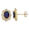 Designs By Gioelli 10k Gold Gemstone Oval Halo Stud Earrings Created Blue Sapphire 1 Designs By Gioelli 10k Gold Gemstone Oval Halo Stud Earrings Created Blue Sapphire -Designs by Gioelli Shop unnamed file 1364