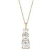 Designs By Gioelli 10k Gold Cubic Zirconia 3-Stone Drop Pendant -Designs by Gioelli Shop unnamed file 1374