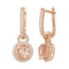 Designs By Gioelli 14k Rose Gold Over Silver Simulated Morganite And Lab-Created White Sapphire Halo Drop Earrings 2 Designs By Gioelli 14k Rose Gold Over Silver Simulated Morganite And Lab-Created White Sapphire Halo Drop Earrings -Designs by Gioelli Shop unnamed file 1380
