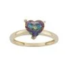 Designs By Gioelli Mystic Topaz 10k Gold Heart Ring