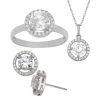 Designs By Gioelli 14k Gold Over Sterling Silver Cubic Zirconia Halo Pendant Necklace, Stud Earring & Ring Set 2 Designs By Gioelli 14k Gold Over Sterling Silver Cubic Zirconia Halo Pendant Necklace, Stud Earring & Ring Set -Designs by Gioelli Shop unnamed file 1439