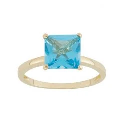 Designs By Gioelli Swiss Blue Topaz 10k Gold Ring