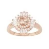 Designs By Gioelli 14k Rose Gold Over Silver Simulated Morganite & Cubic Zirconia Halo Ring 2 Designs By Gioelli 14k Rose Gold Over Silver Simulated Morganite & Cubic Zirconia Halo Ring -Designs by Gioelli Shop unnamed file 1496