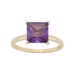 Designs By Gioelli Amethyst 10k Gold Ring