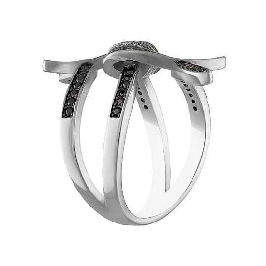 Designs By Gioelli Sterling Silver Black Spinel Ring 4 Designs By Gioelli Sterling Silver Black Spinel Ring - Image 2