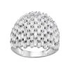 Designs By Gioelli Sterling Silver Cubic Zirconia Baguette Dome Ring 1 Designs By Gioelli Sterling Silver Cubic Zirconia Baguette Dome Ring -Designs by Gioelli Shop unnamed file 1536