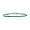 Designs By Gioelli 14k Gold Over Silver Lab-Created Emerald Tennis Bracelet 2 Designs By Gioelli 14k Gold Over Silver Lab-Created Emerald Tennis Bracelet -Designs by Gioelli Shop unnamed file 1548