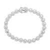 Designs By Gioelli Sterling Silver Lab-Created White Sapphire Flower Bracelet 2 Designs By Gioelli Sterling Silver Lab-Created White Sapphire Flower Bracelet -Designs by Gioelli Shop unnamed file 1580
