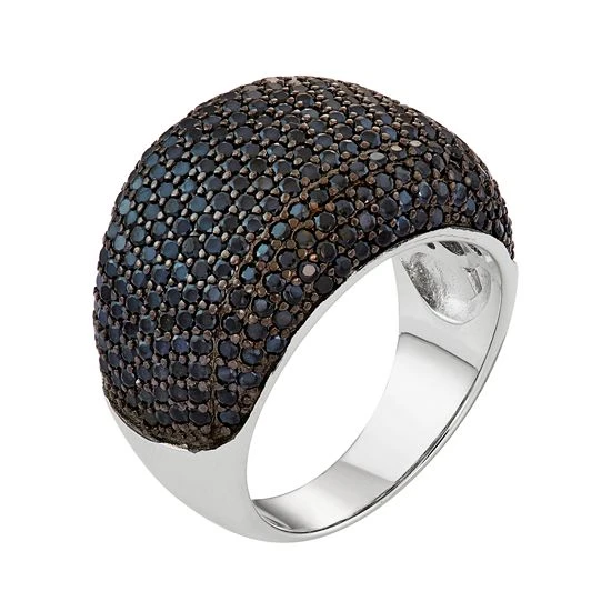 Designs By Gioelli Sterling Silver Black Spinel Ring 4 Designs By Gioelli Sterling Silver Black Spinel Ring - Image 2
