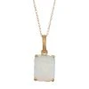 Designs By Gioelli 10k Gold Lab-Created Opal Rectangle Pendant Necklace -Designs by Gioelli Shop unnamed file 1628