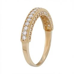 Designs By Gioelli Cubic Zirconia Wedding Ring In 10k Gold -Designs by Gioelli Shop unnamed file 1642