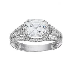Designs By Gioelli Cubic Zirconia 10k White Gold Ring