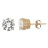 Designs By Gioelli 10k Gold Lab-Created White Sapphire & Diamond Stud Earrings