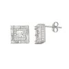 Designs By Gioelli Sterling Silver Dancing Cubic Zirconia Square Stud Earrings -Designs by Gioelli Shop unnamed file 1662