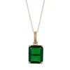 Designs By Gioelli 10k Gold Simulated Emerald Rectangle Pendant Necklace -Designs by Gioelli Shop unnamed file 1670