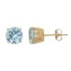 Designs By Gioelli 10k Gold Lab-Created Aquamarine & Diamond Stud Earrings -Designs by Gioelli Shop unnamed file 1696