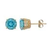 Designs By Gioelli 10k Gold Swiss Blue Topaz & Diamond Stud Earrings -Designs by Gioelli Shop unnamed file 1697