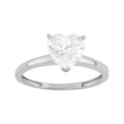 Designs By Gioelli 10k Gold Heart Solitaire Ring 10k Whgold -Designs by Gioelli Shop unnamed file 1701