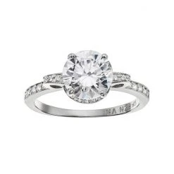 Designs By Gioelli Cubic Zirconia 10k White Gold Ring