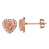 Designs By Gioelli 10k Rose Gold Simulated Morganite & Lab-Created White Sapphire Heart Stud Earrings 2 Designs By Gioelli 10k Rose Gold Simulated Morganite & Lab-Created White Sapphire Heart Stud Earrings -Designs by Gioelli Shop unnamed file 1757