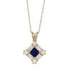 Designs By Gioelli 10k Gold Lab-Created Blue & White Sapphire Pendant Necklace 1 Designs By Gioelli 10k Gold Lab-Created Blue & White Sapphire Pendant Necklace -Designs by Gioelli Shop unnamed file 1761