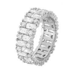Alternative view of Designs By Gioelli Sterling Silver Cubic Zirconia Ring
