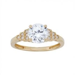Designs by Gioelli Shop 28 Designs By Gioelli Cubic Zirconia Engagement Ring In 10k Gold