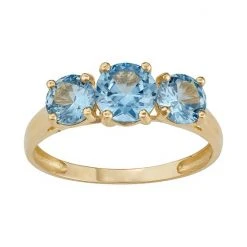 Designs By Gioelli 10k Gold 3-Stone Ring Created Sapphire -Designs by Gioelli Shop unnamed file 191