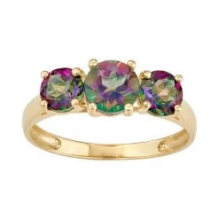 Designs By Gioelli 10k Gold 3-Stone Ring Created Sapphire -Designs by Gioelli Shop unnamed file 192